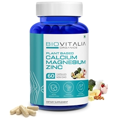 Calcium Magnesium Zinc Capsules with Vitamin D3 K2 & B12